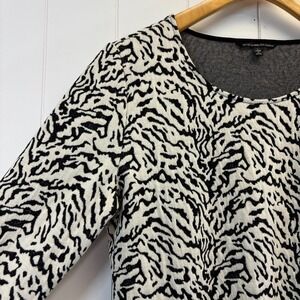 W118 by Walter Baker Womens Old Money Animal Print Size L Textured Quiet Luxury